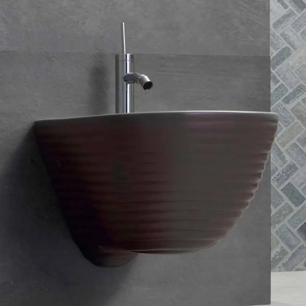 Design Hängebidet aus Keramik Made in Italy Trabia