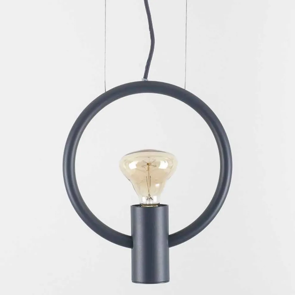 Design Hängelampe aus Stahl Made in Italy - Delizia