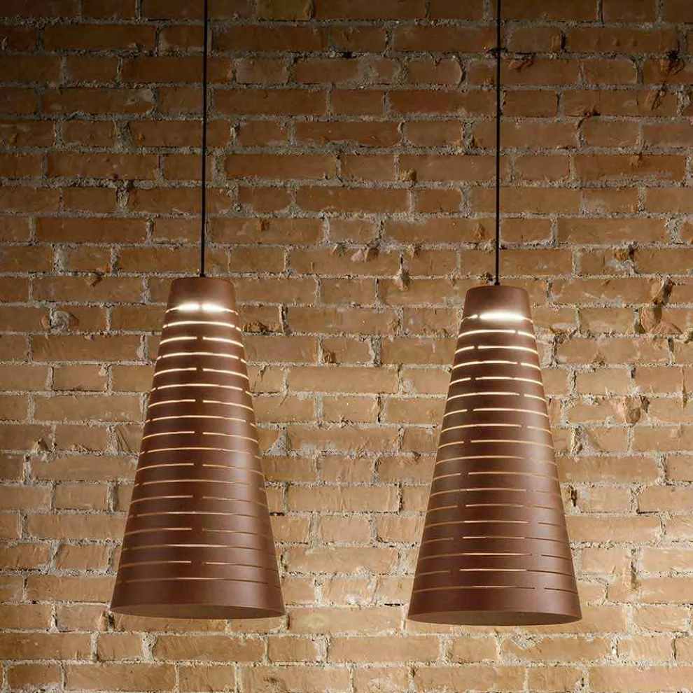 Design Hängeleuchte aus Stahl  – Cervino Aldo Bernardi