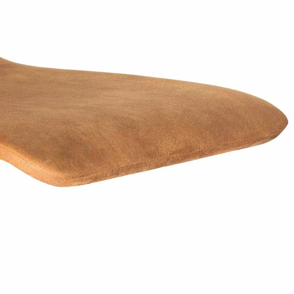 Design Hocker mit verstellbarer Sitz- und Chrombasis, Inigo