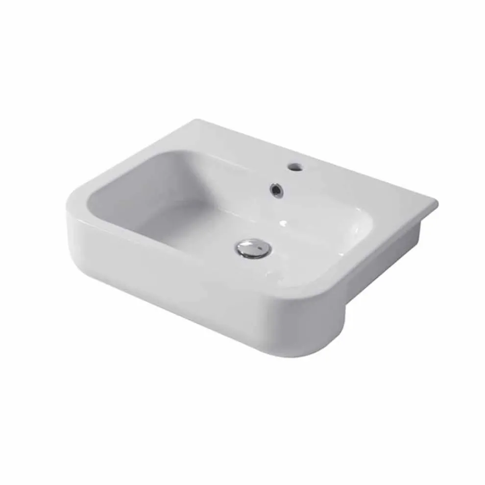 Design Konsole Wand und Wandeinsatz L 60 in Keramik Riardo