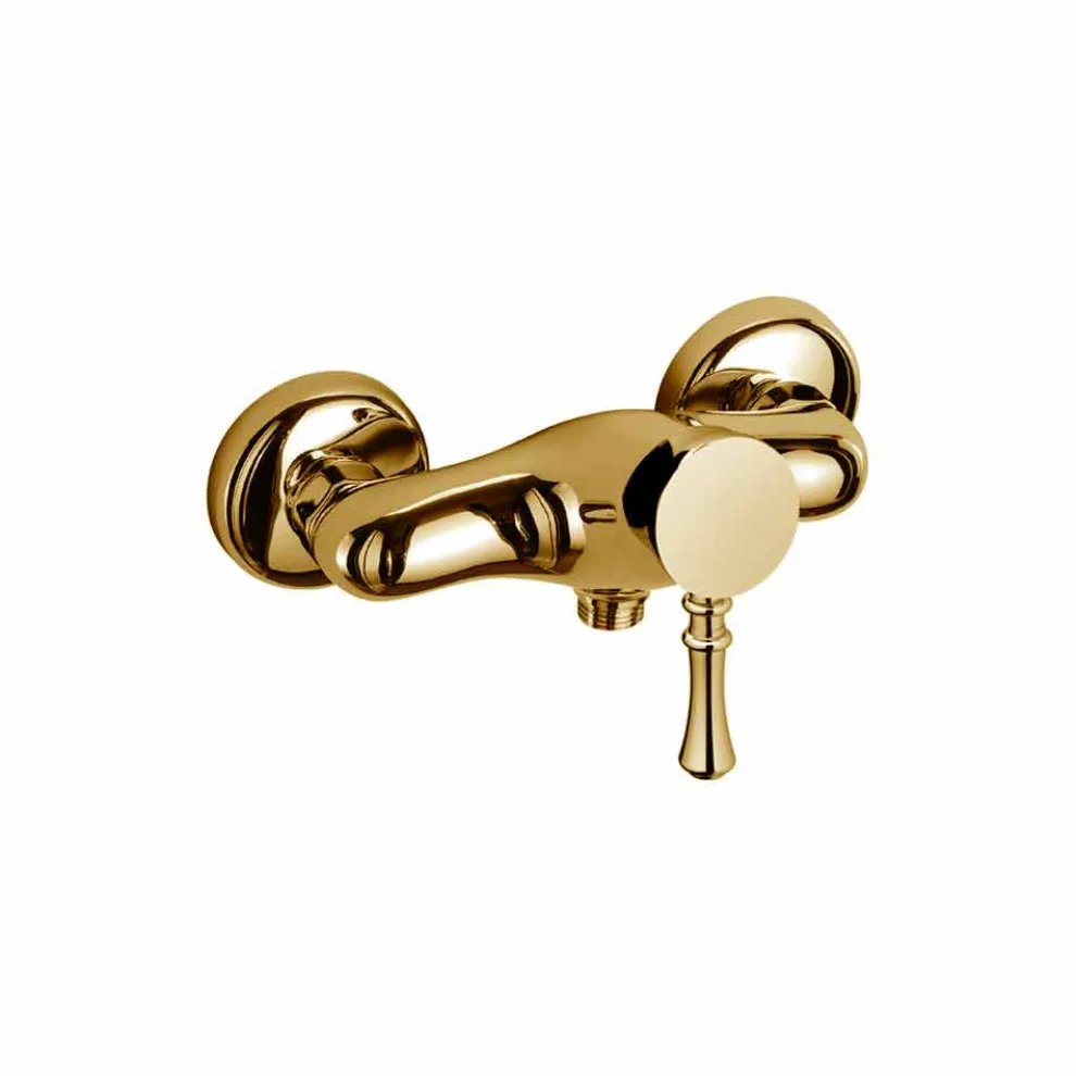 Design Mixer für Außendusche aus Messing Made in Italy - Neno