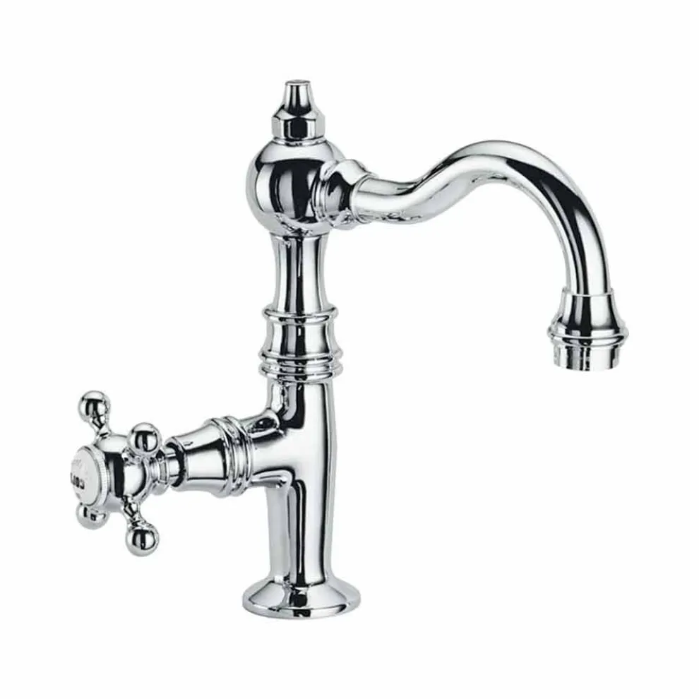 Design Mono-Wasser Bad Waschbecken Wasserhahn aus Messing Made in Italy - Binsu