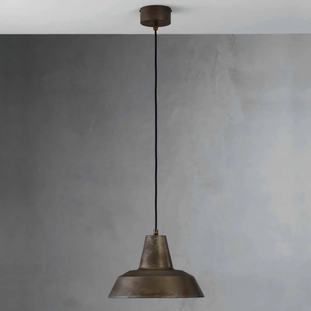 Design Pendelleuchte aus antiquierten Eisen Virginia Model