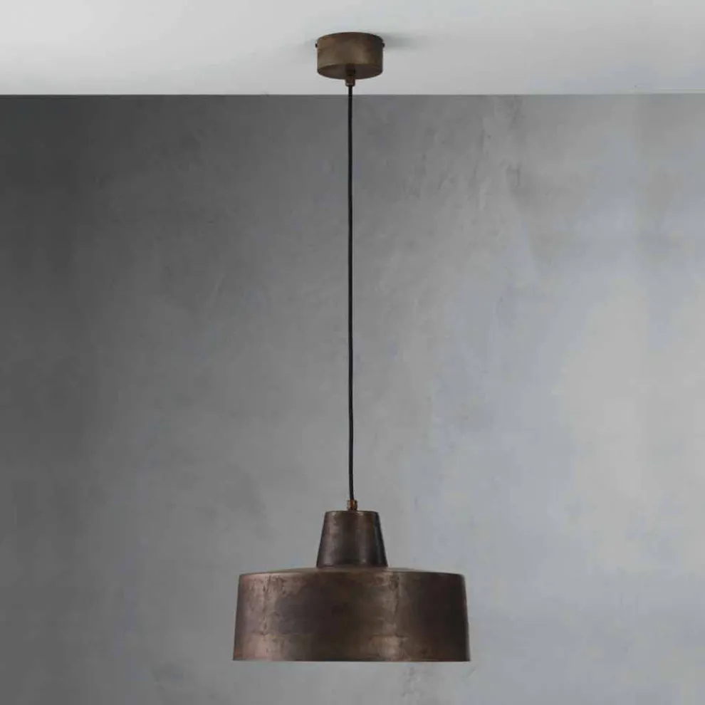 Design Pendelleuchte aus antiquierten Eisen Jean Model