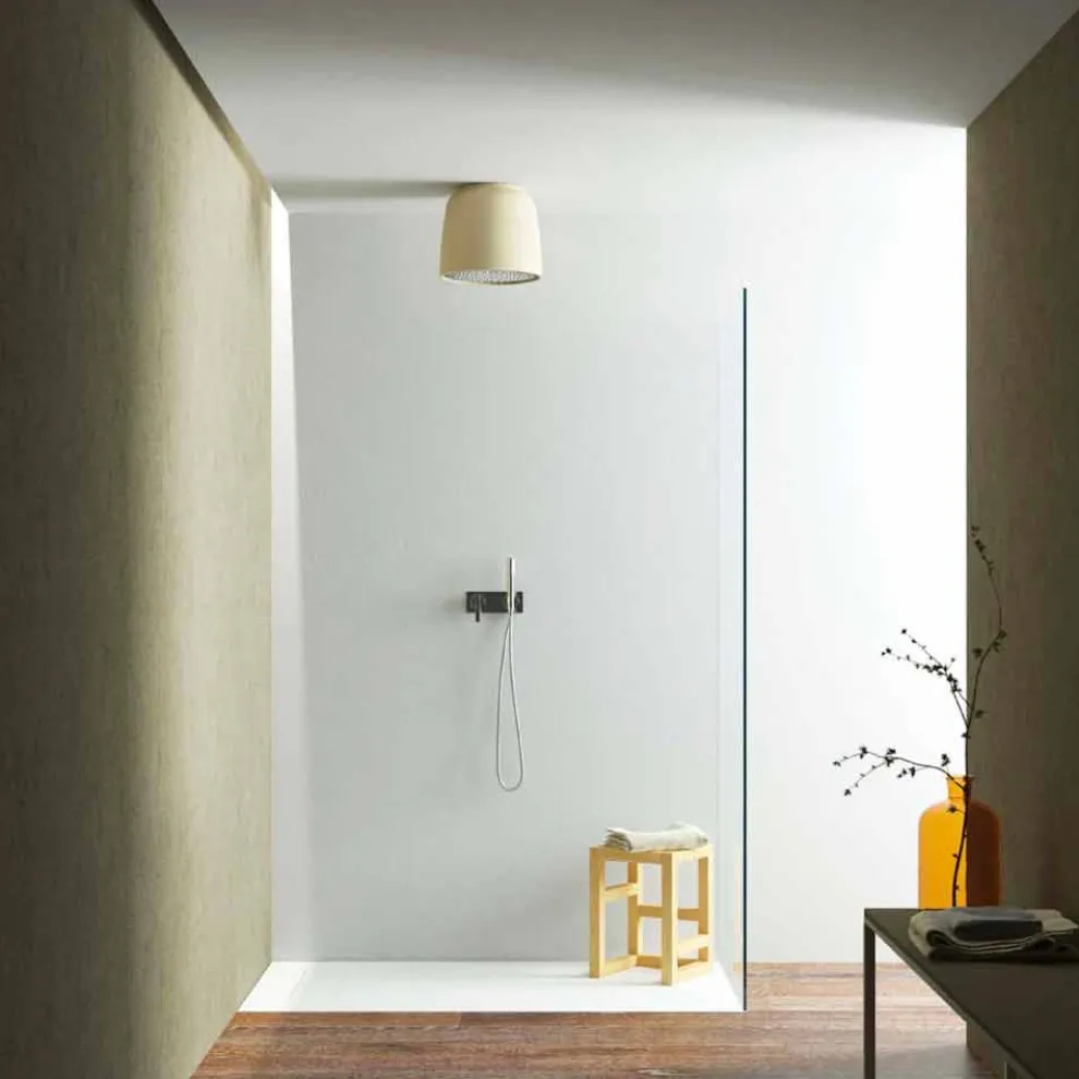 Design Runder Deckenduschkopf in Luxolid made Italy, Ruda