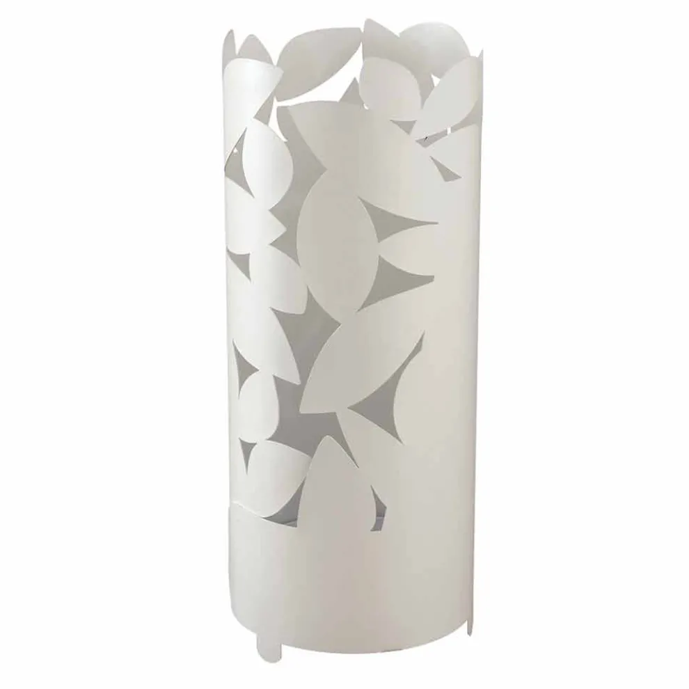 Design Schirmständer aus Eisen in Blattform Made in Italy - Piumotto