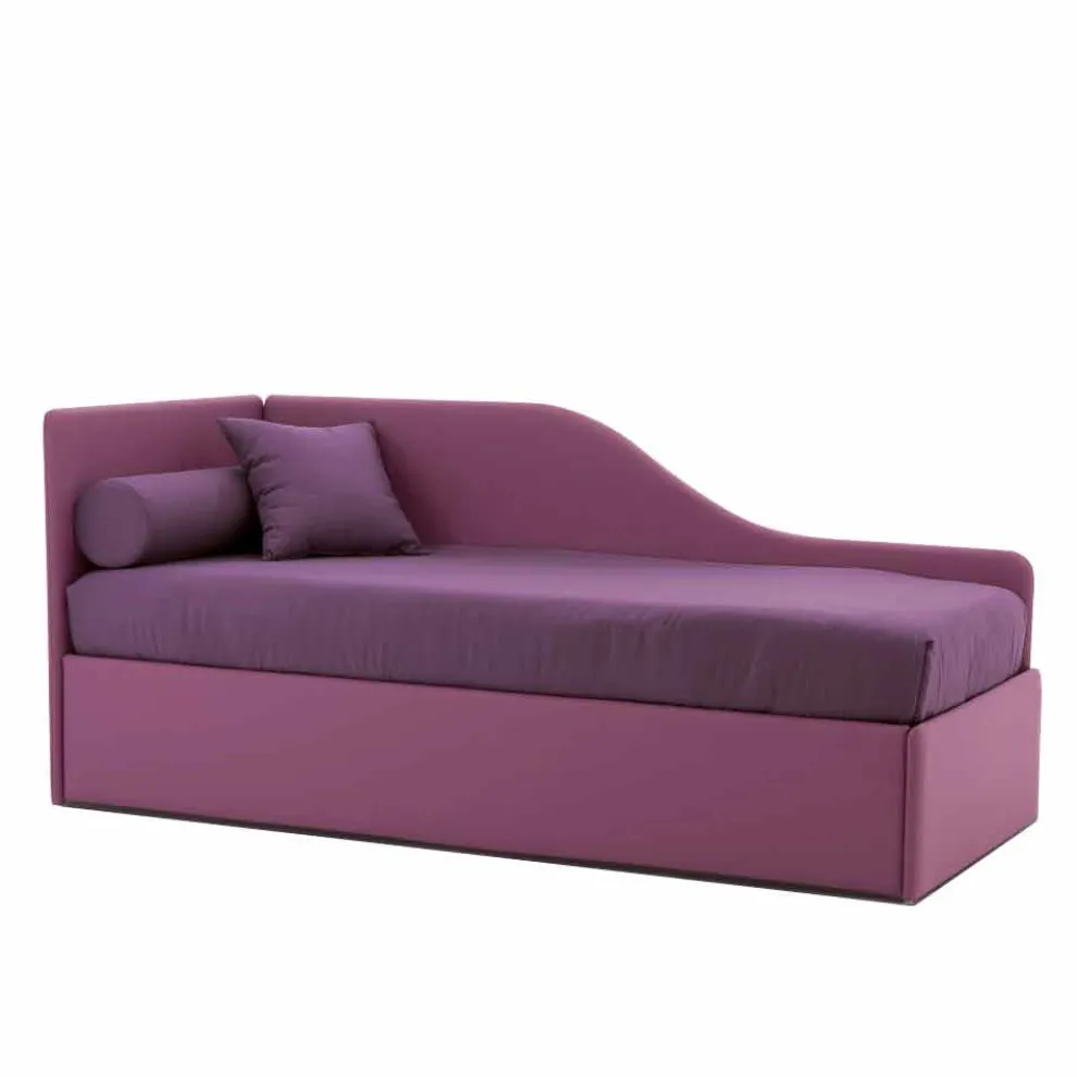 Design Schlafsofa aus herausnehmbarem Kunstleder Made in Italy - Rallo
