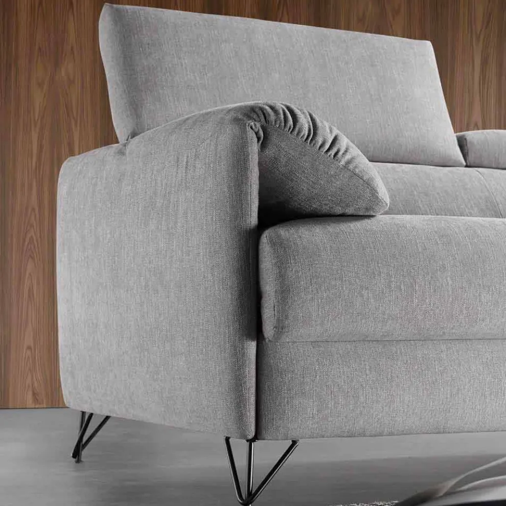 Design Schlafsofa aus abnehmbaren Stoff made in Italy Vittorio