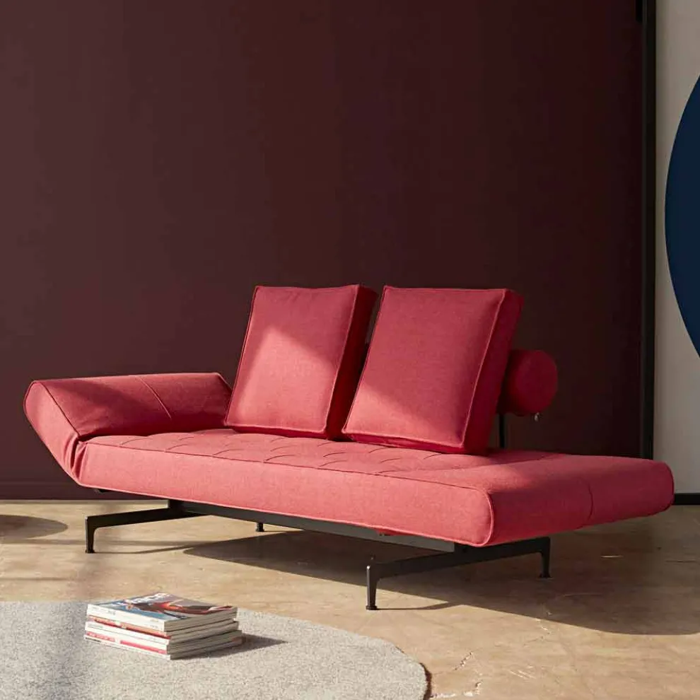 Design Schlafsofa Ghia by Innovation aus Polsterstoff