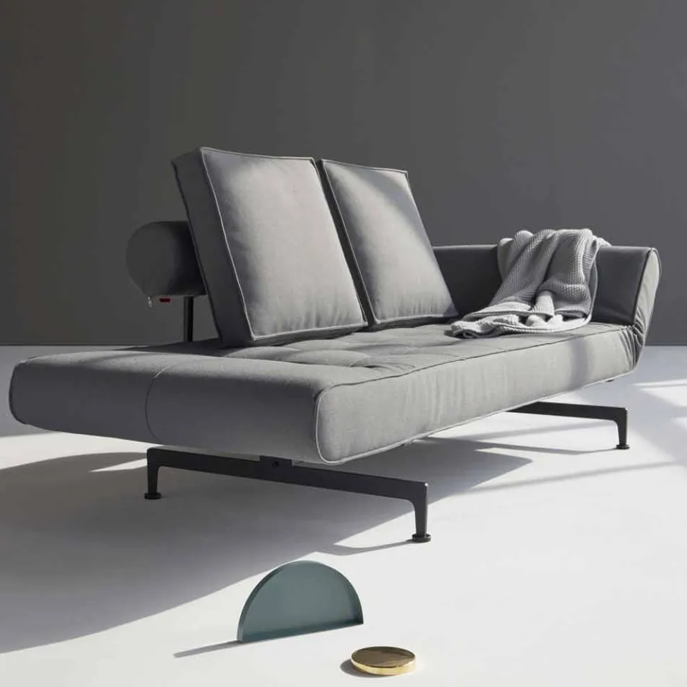 Design Schlafsofa Ghia by Innovation aus Polsterstoff