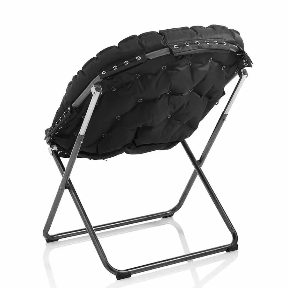 Design Sessel aus hellgrauem Samt mit schwarzer Metallstruktur - Tronia