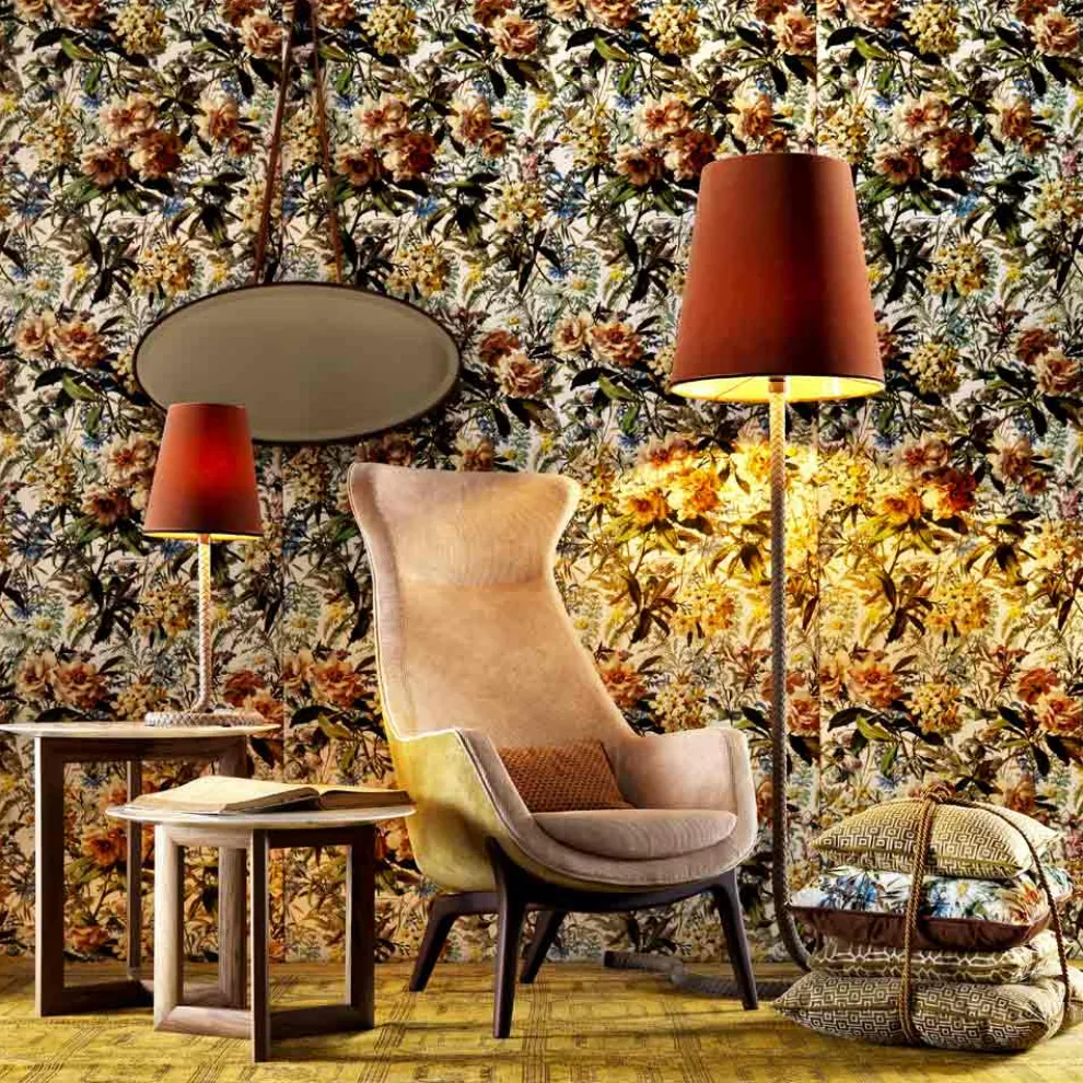 Design Sessel bergére aus Stoff Grilli Wilde made in Italy