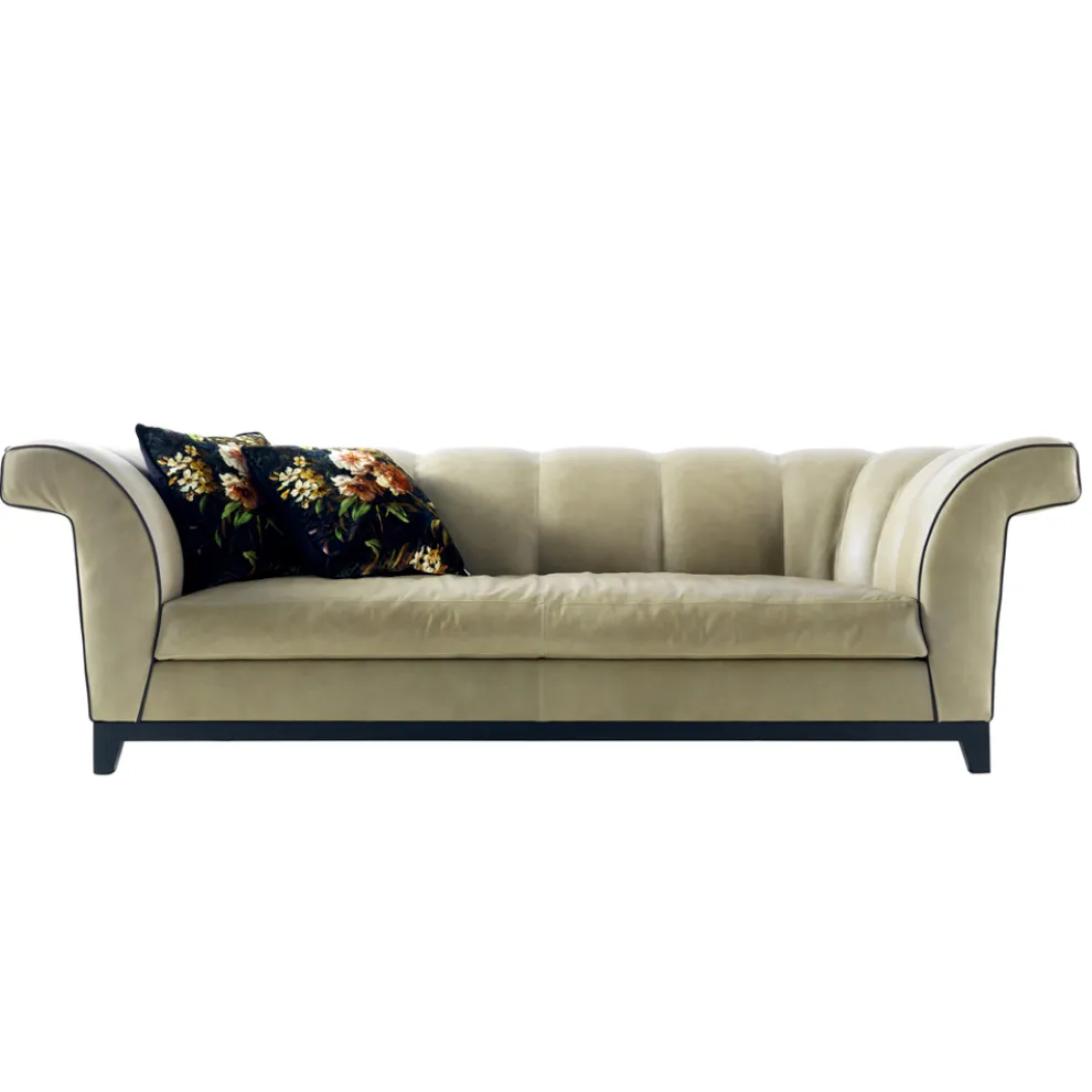Design 3-Sitzer Polstersofa Grilli Shell in Italien handgefertigt