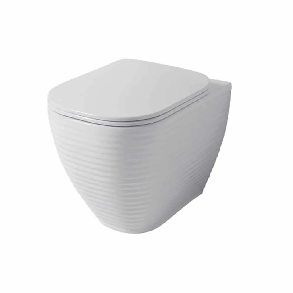 Design Toilettenvase aus weißer oder farbiger Keramik Trabia