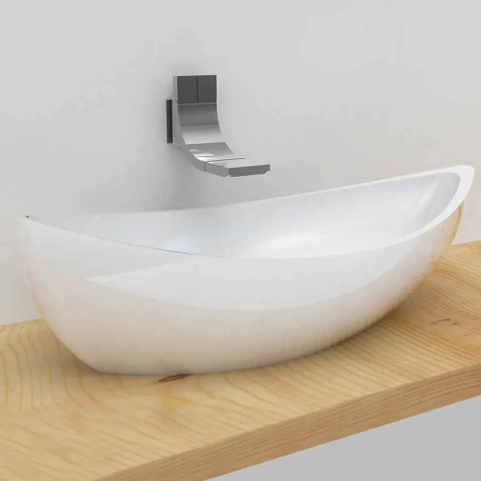 Design Waschbecken aus Solid Surface® Sashimi Made in Italy