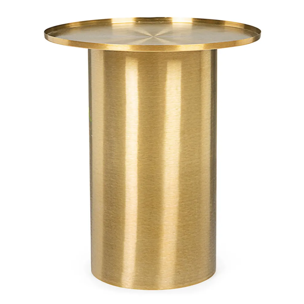 Design-Couchtisch aus vermessingtem Stahl - Kakta