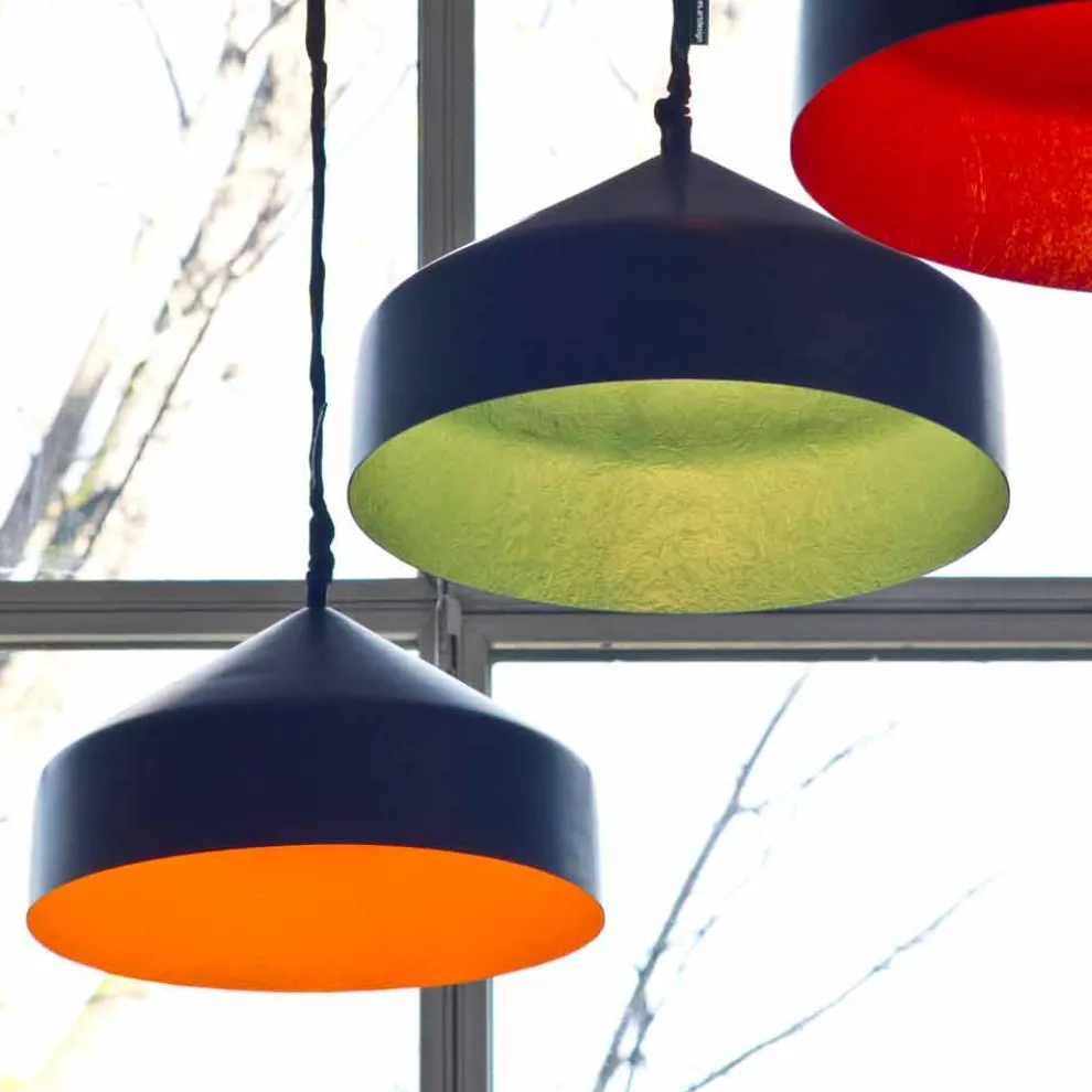 Designer Hängelampe In-es.artdesign Cyrcus Resin Blackboard