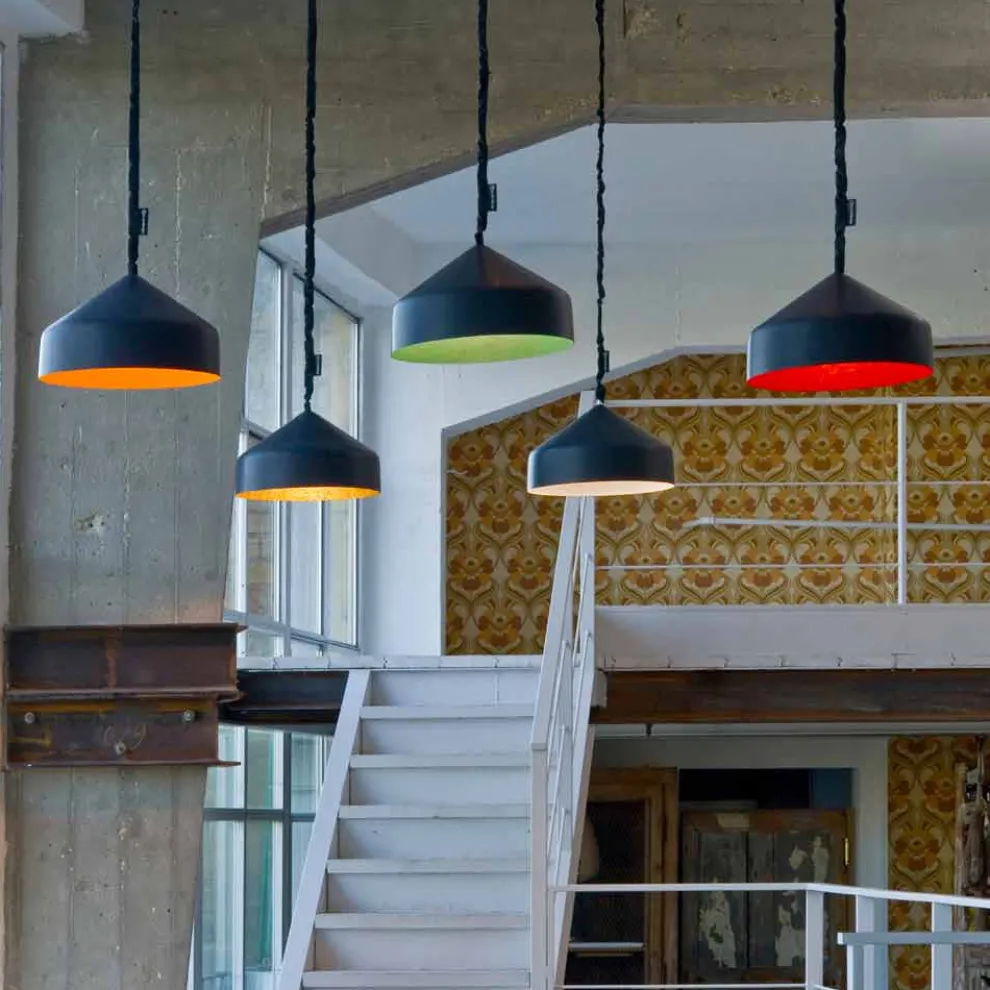 Designer Hängelampe In-es.artdesign Cyrcus Resin Blackboard