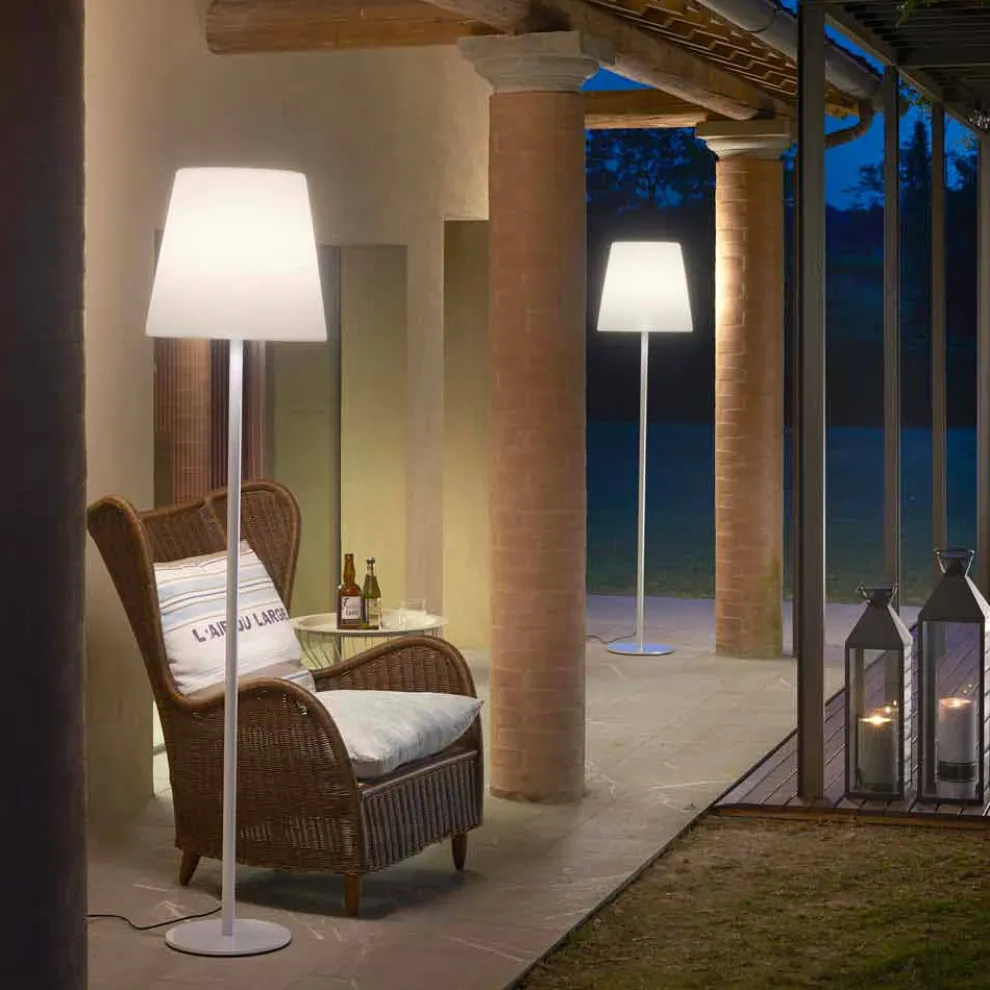 Designer Stehleuchte aus Metall Slide Ali Baba Steel made in Italy