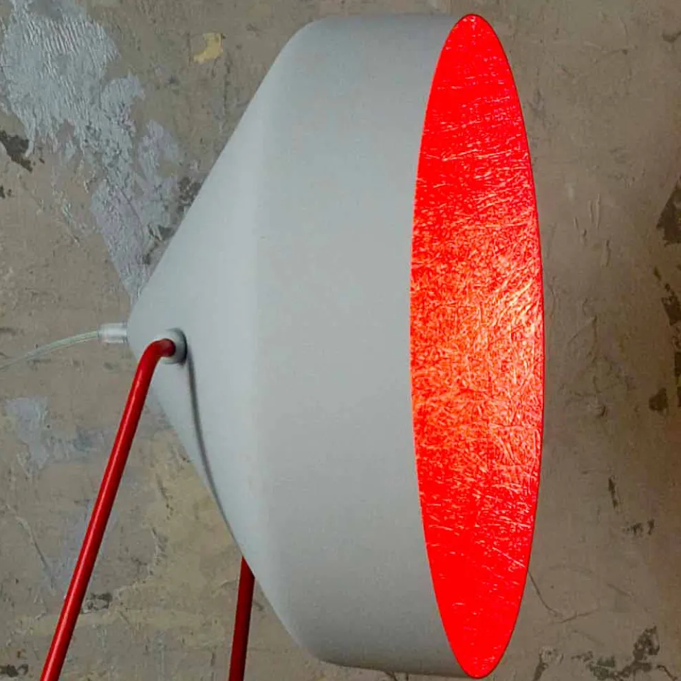 Designer Stehleuchte In-es.artdesign Cyrcus F Beton gemalt