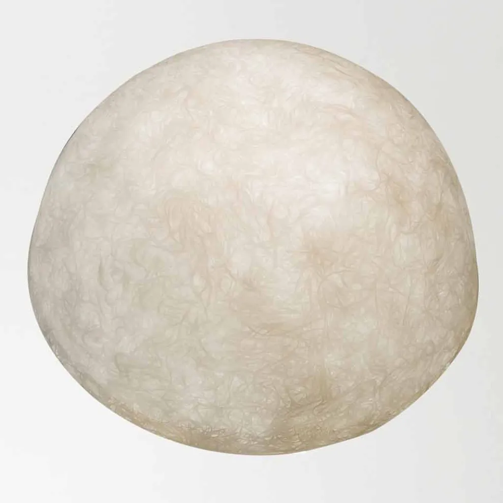 Designer Wandleuchte In-es.artdesign Button aus farbigem Nebulite