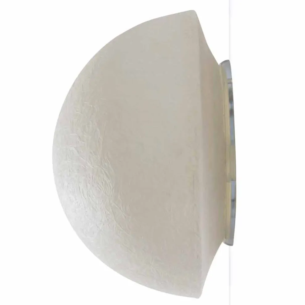 Designer Wandleuchte In-es.artdesign Button aus farbigem Nebulite