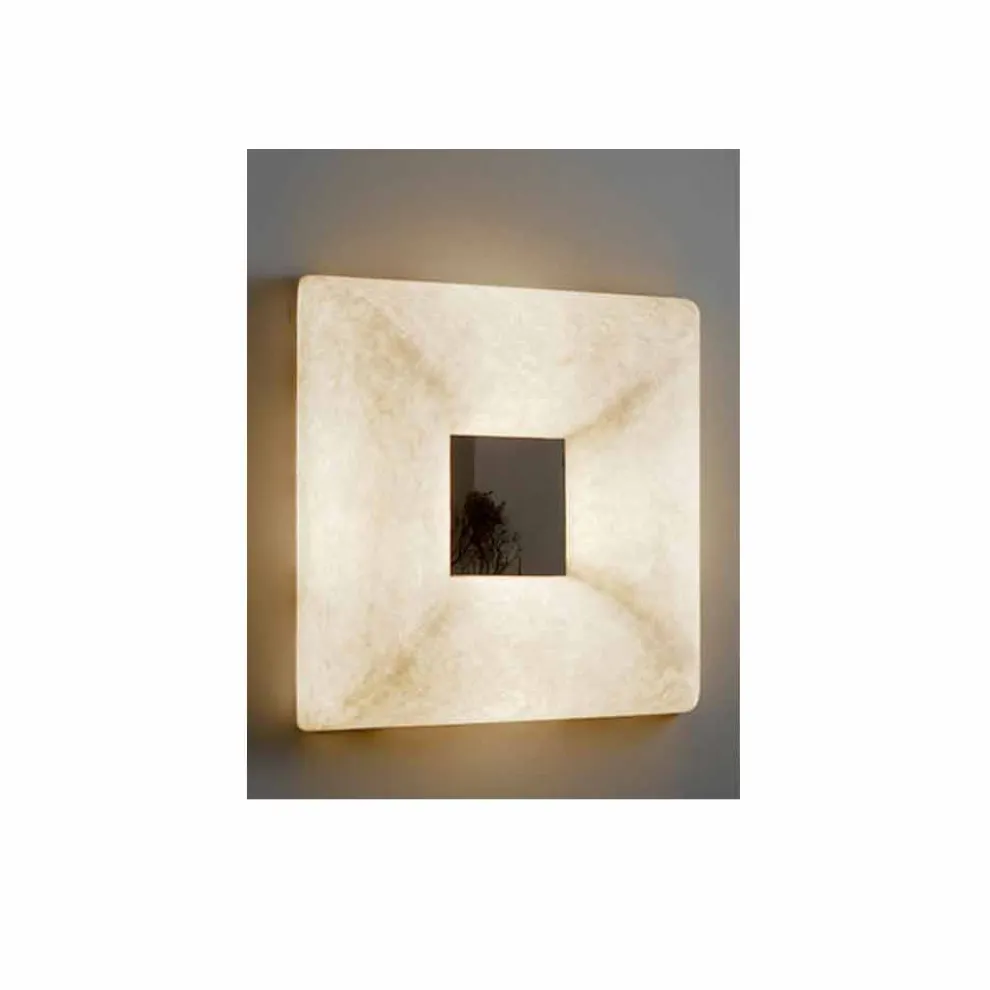 Designer Wandleuchte mit Spiegel In-es.artdesign Ego in Nebulite