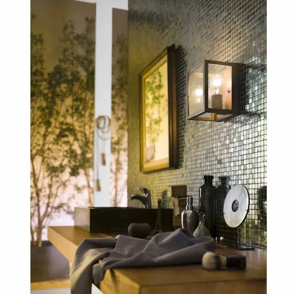 Designer Wandleuchte Quadro von Il Fanale, made in Italy