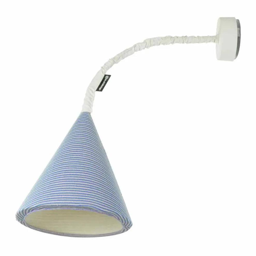 Designer Wandleuchte In-es.artdesign Jazz A Stripe farbige Wolle