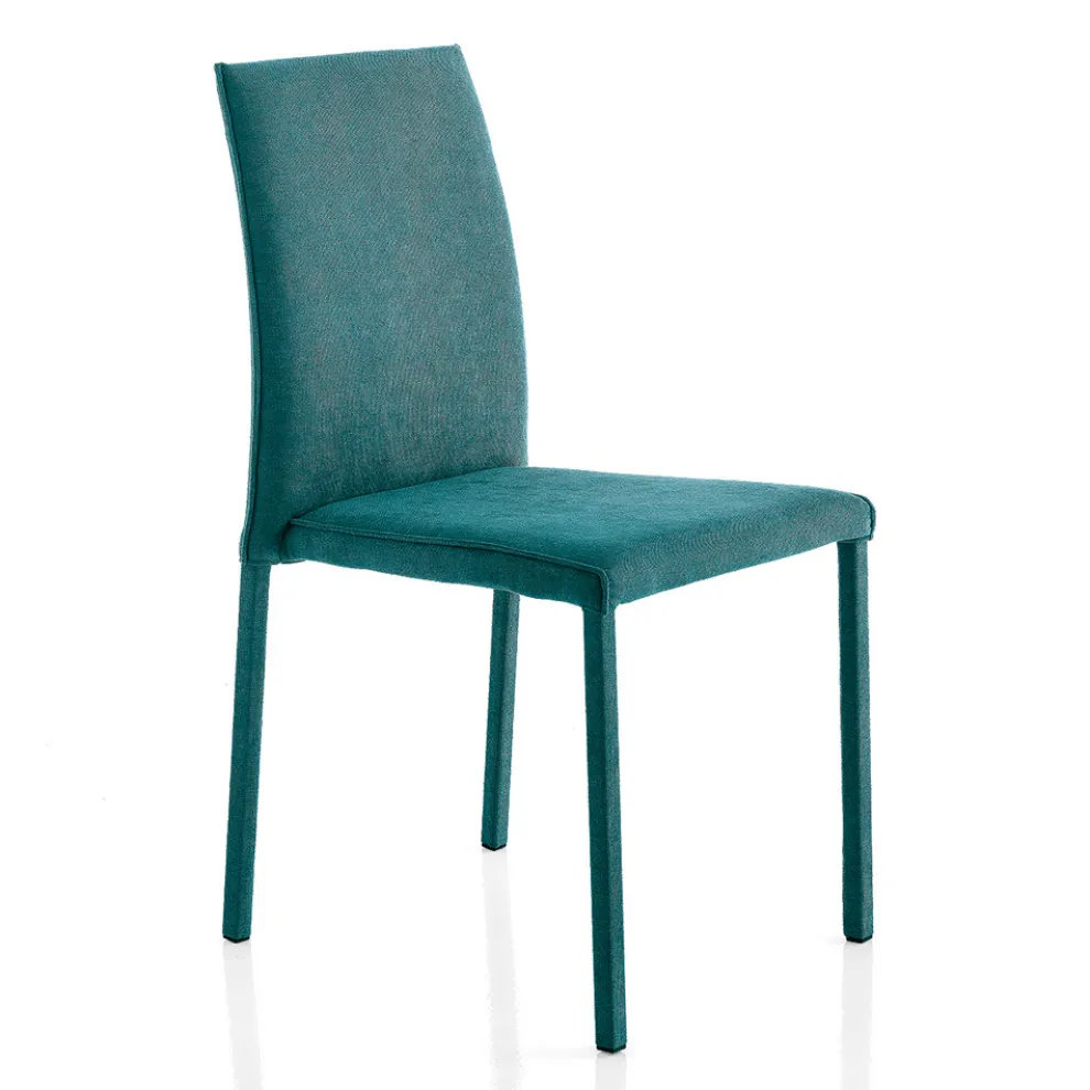 Designer-Esszimmerstuhl aus Stoff, hergestellt in Italien, Conny