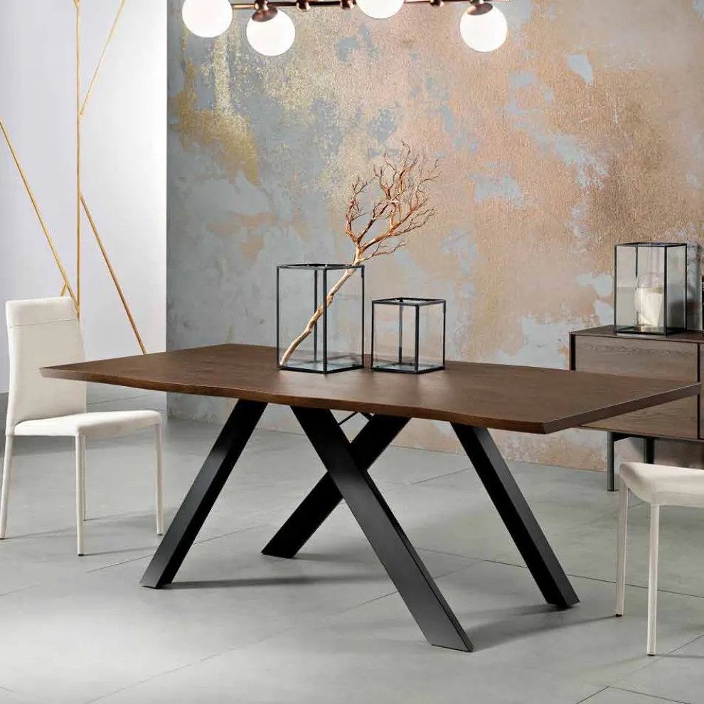 Designtisch aus MDF Holz made in Italy, Wilmer