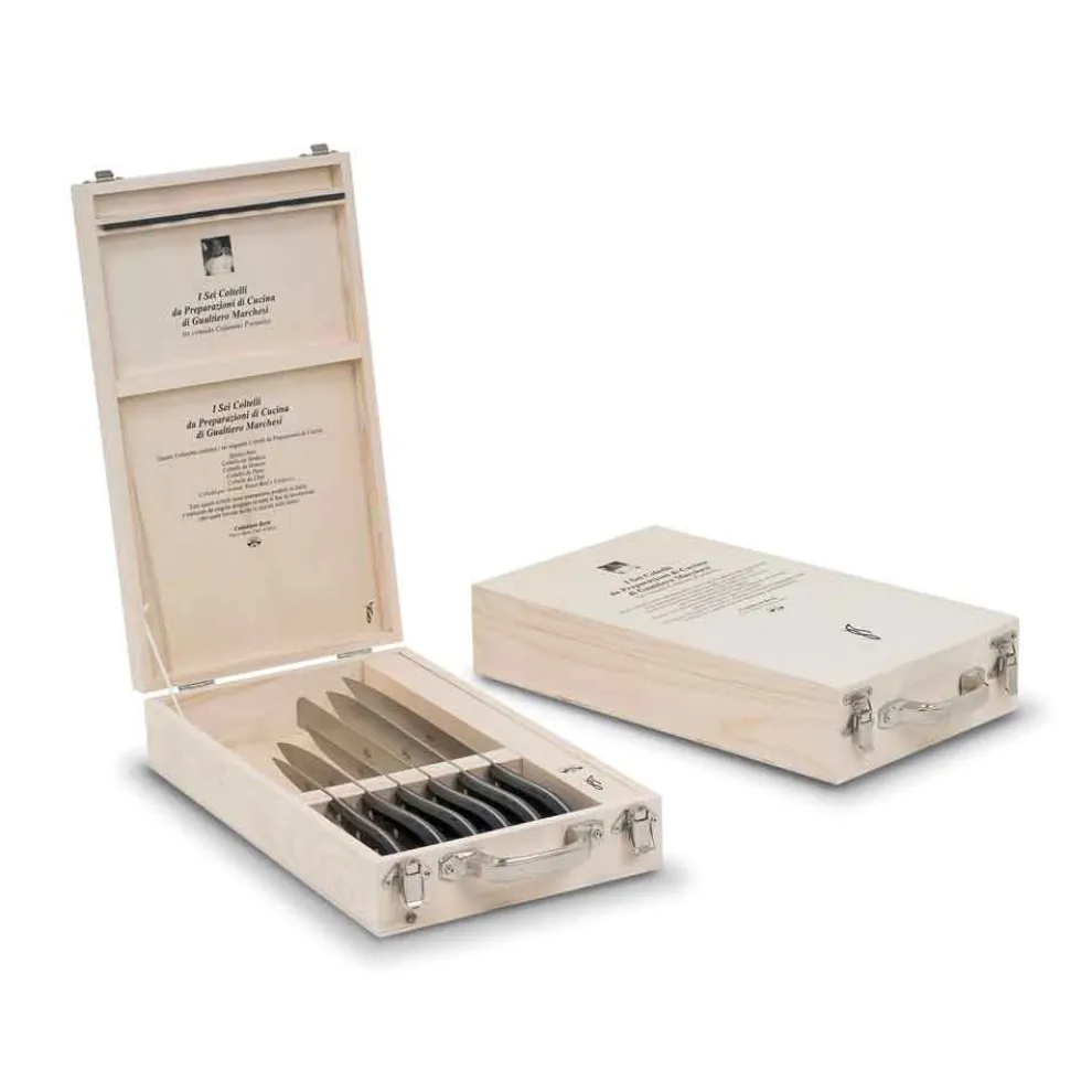 6 Messer Gualtiero Marchesi, Berti exklusiv für Viadurini - Caio