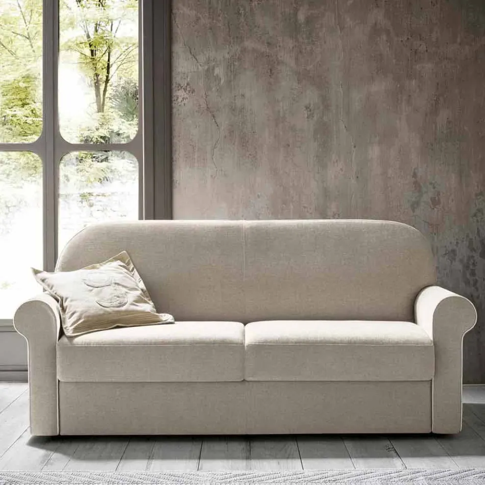 Doppelschlafsofa aus Designstoff Made in Italy - Anemone