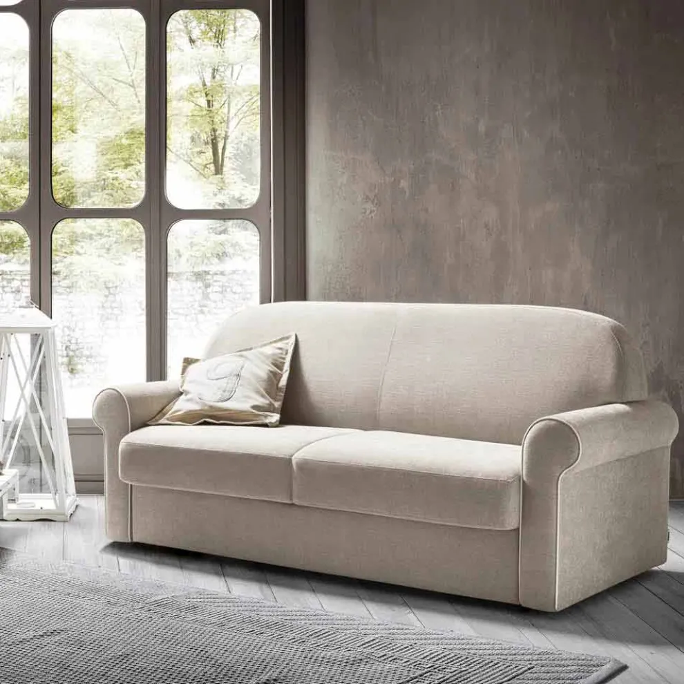 Doppelschlafsofa aus Designstoff Made in Italy - Anemone
