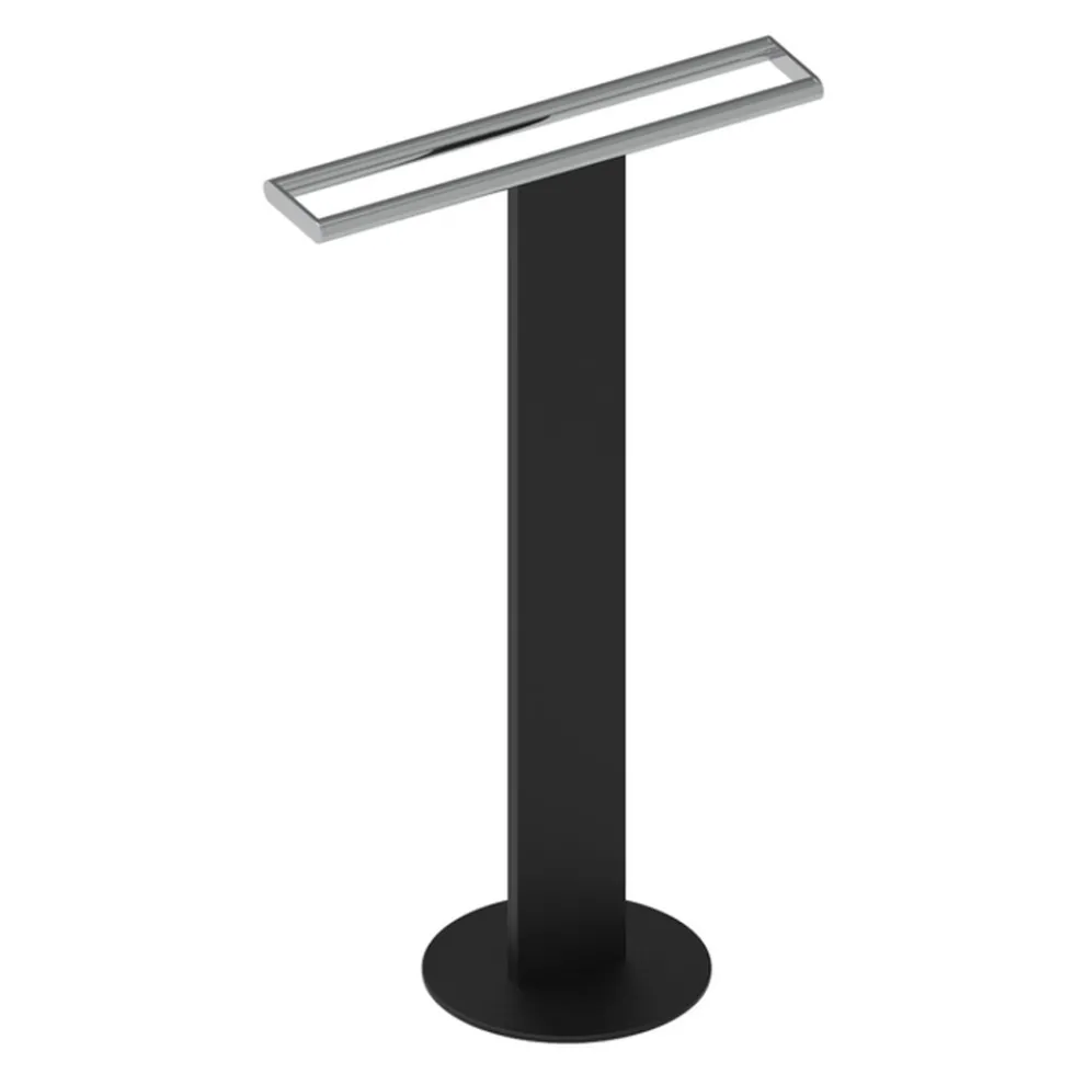 Doppelwaschbecken mit Handtuchhalter aus weißem oder schwarzem Aluminium - Alcade