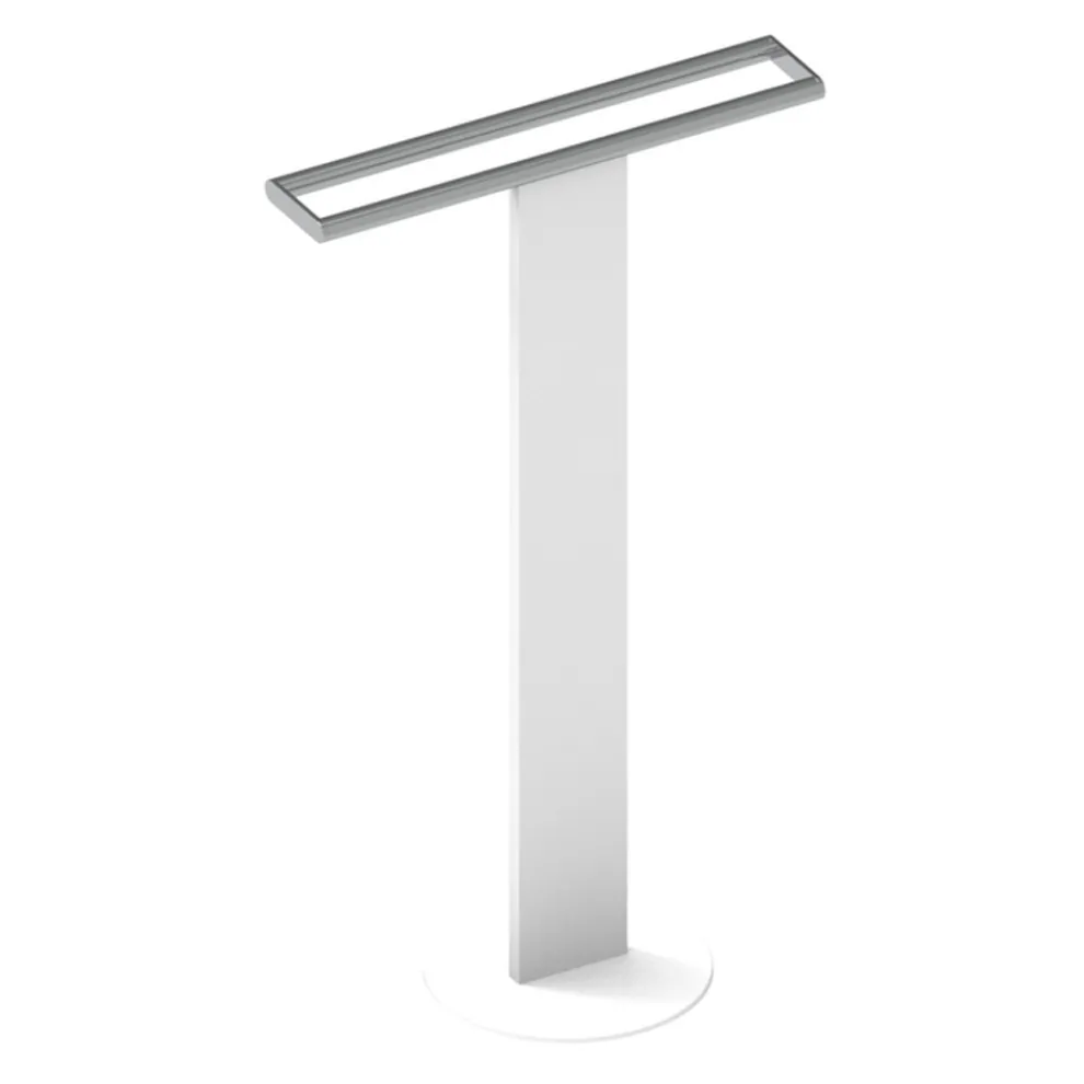 Doppelwaschbecken mit Handtuchhalter aus weißem oder schwarzem Aluminium - Alcade