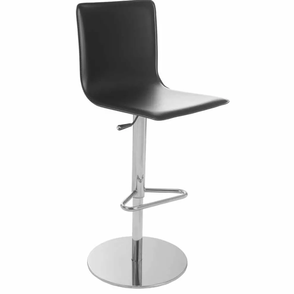 Drehhocker mit Rücken, modernes Design, Gord mit H. 113cm