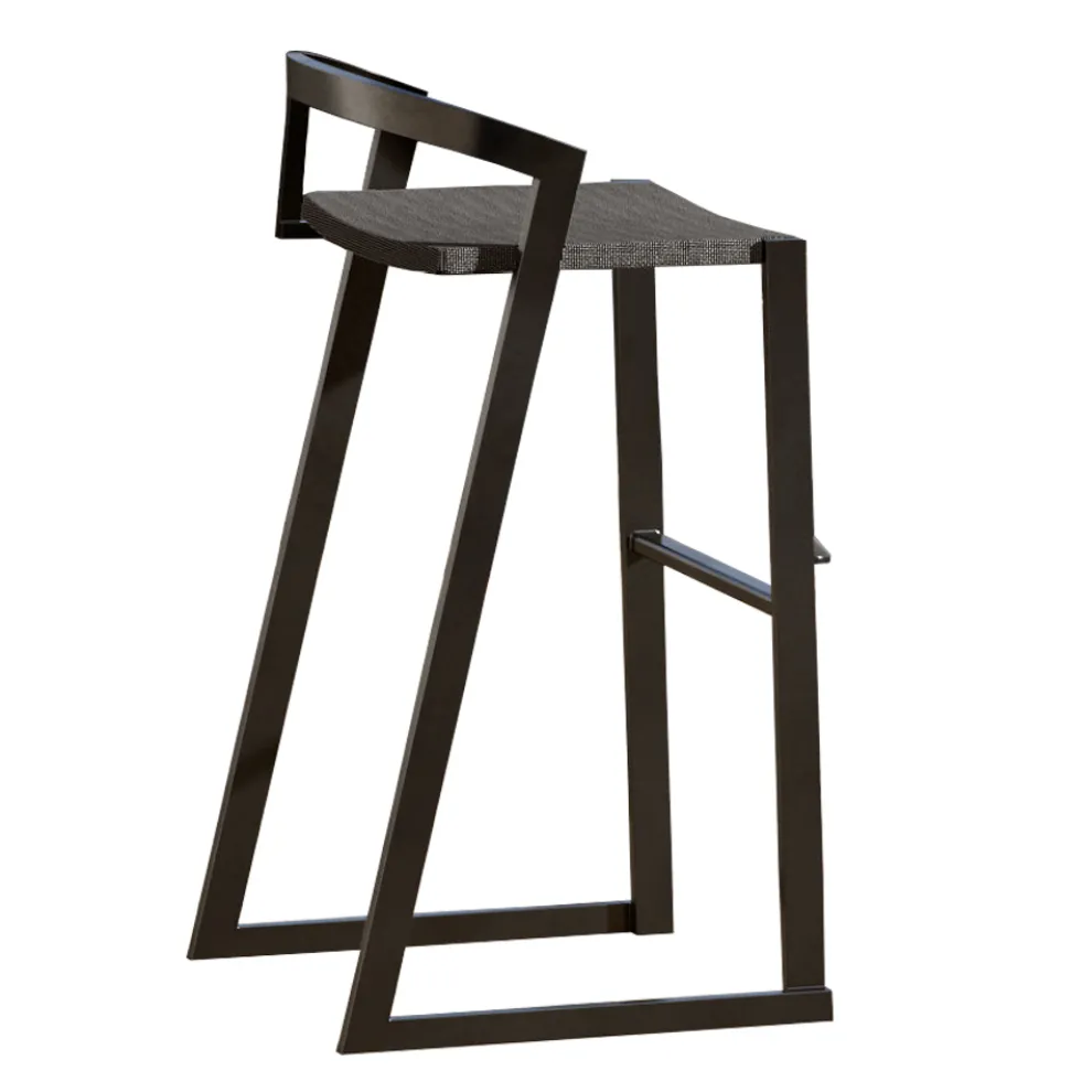 Outdoor Design Hocker aus hochwertigem Aluminium, 3 Stück - Filomena