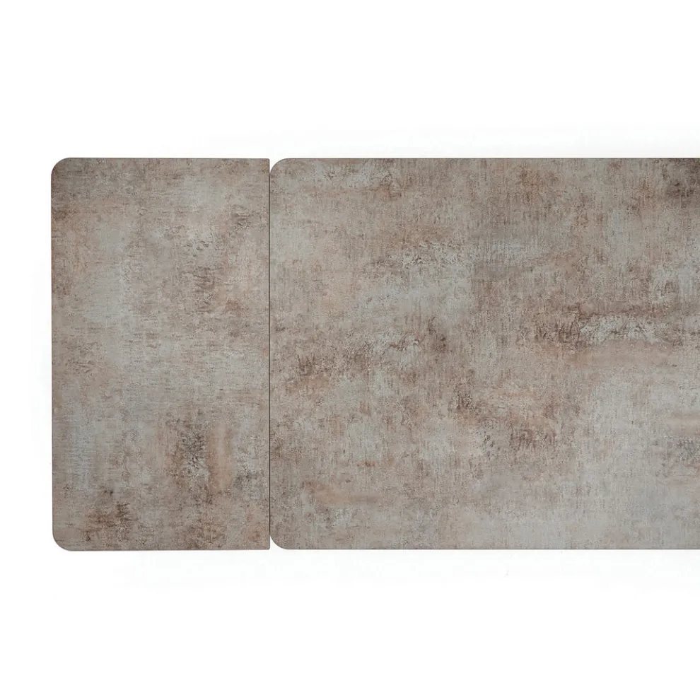 Varaschin Link moderner ausziehbarer Gartentisch, H 75 cm