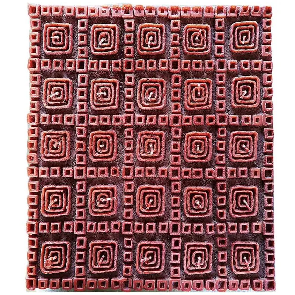 Duftende braune Wachskerze mit 25 Dochten Made in Italy - Piura