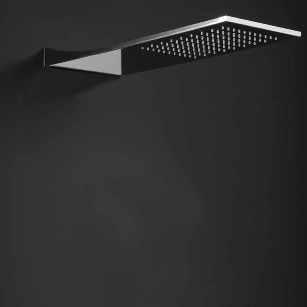 Duschkopf aus Edelstahl mit Regenstrahl Made in Italy - Fiordo