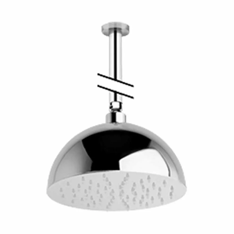 Duschkopf in Stahl Chrom Finish Glocke Made in Italy - Auro