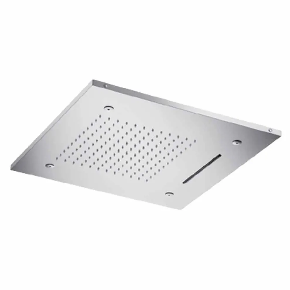 Duschkopf mit Luxus-Farbtherapie aus Edelstahl Made in Italy - Solver