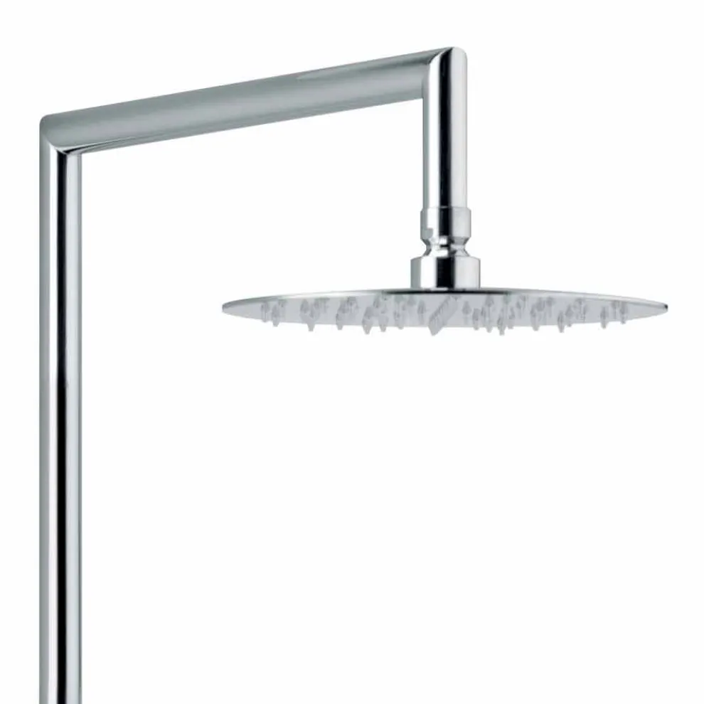 Duschsäule mit integriertem Umsteller aus verchromtem Messing Made in Italy - Griso