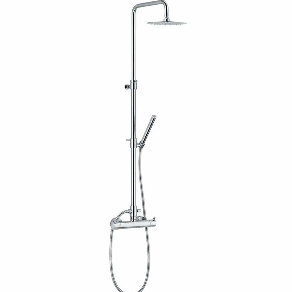 Duschsäule mit Thermostatmischer aus Messing Made in Italy - Gallo