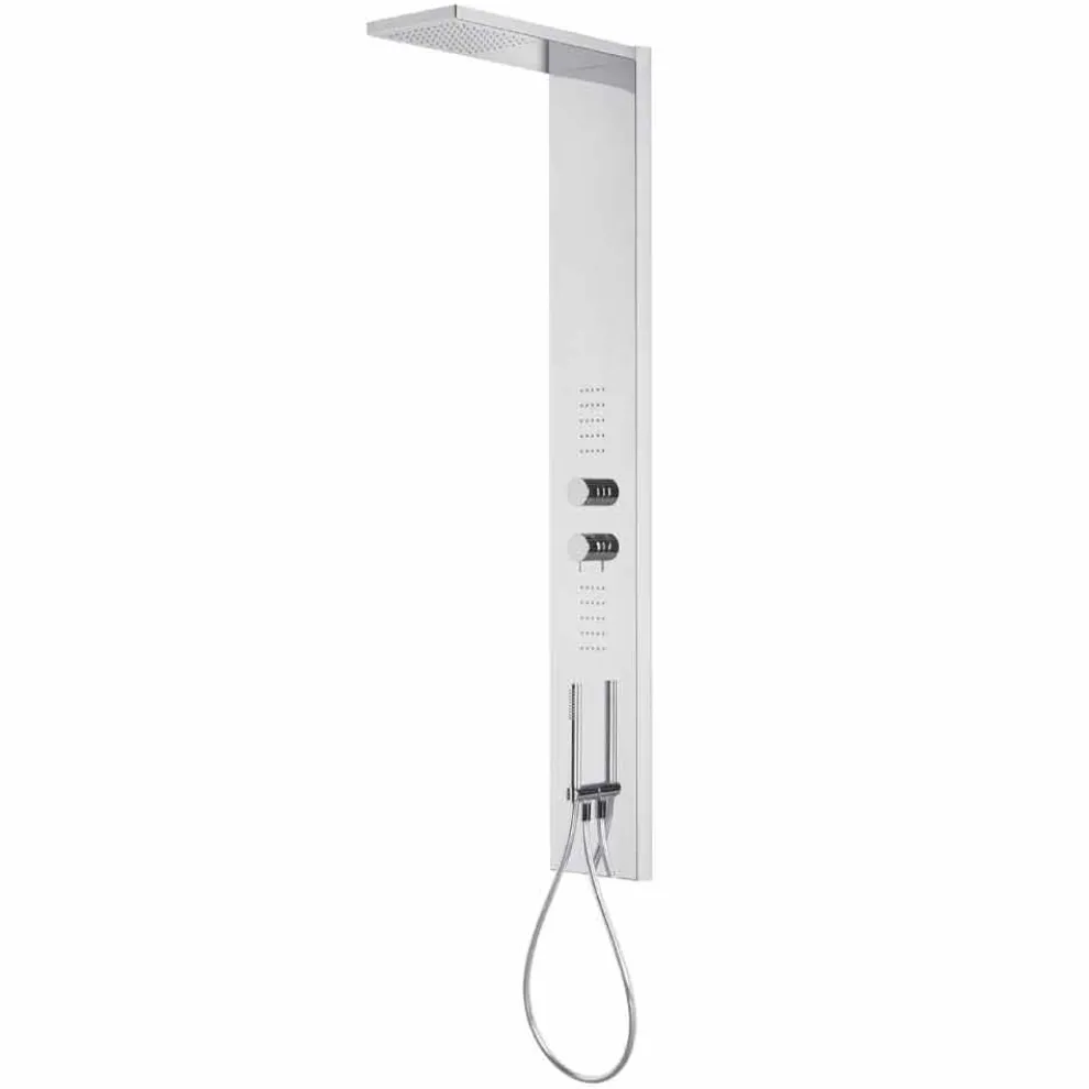 Duschsäule Stahlblech mit Regenduschkopf Made in Italy - Sailor