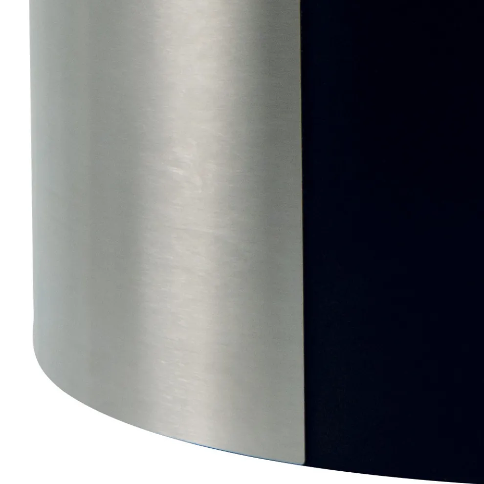 Moderner Holzhalter aus Metall mit Rädern, hergestellt in Italien – Bleistift