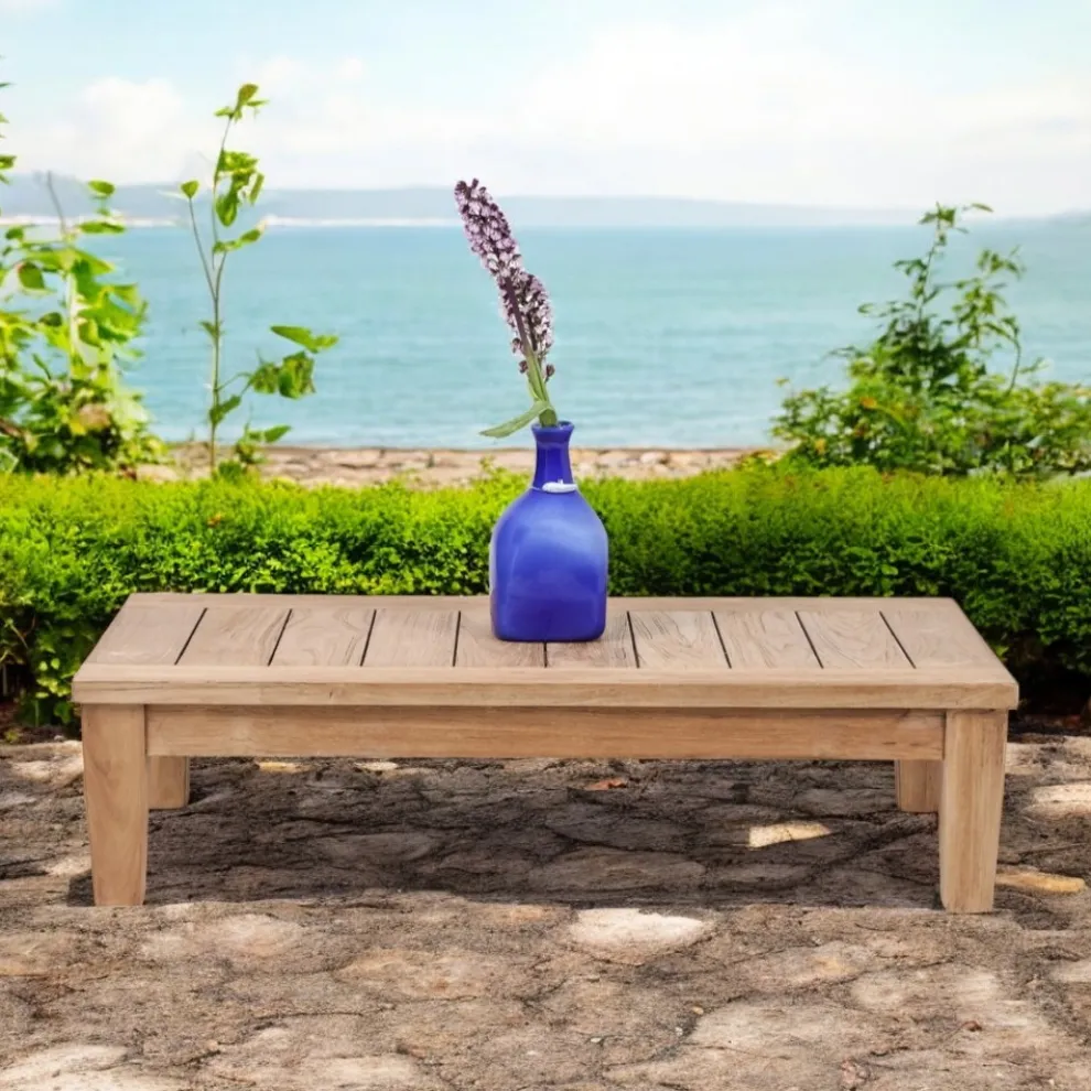 Garten-Couchtisch aus natürlichem Teakholz - Artes