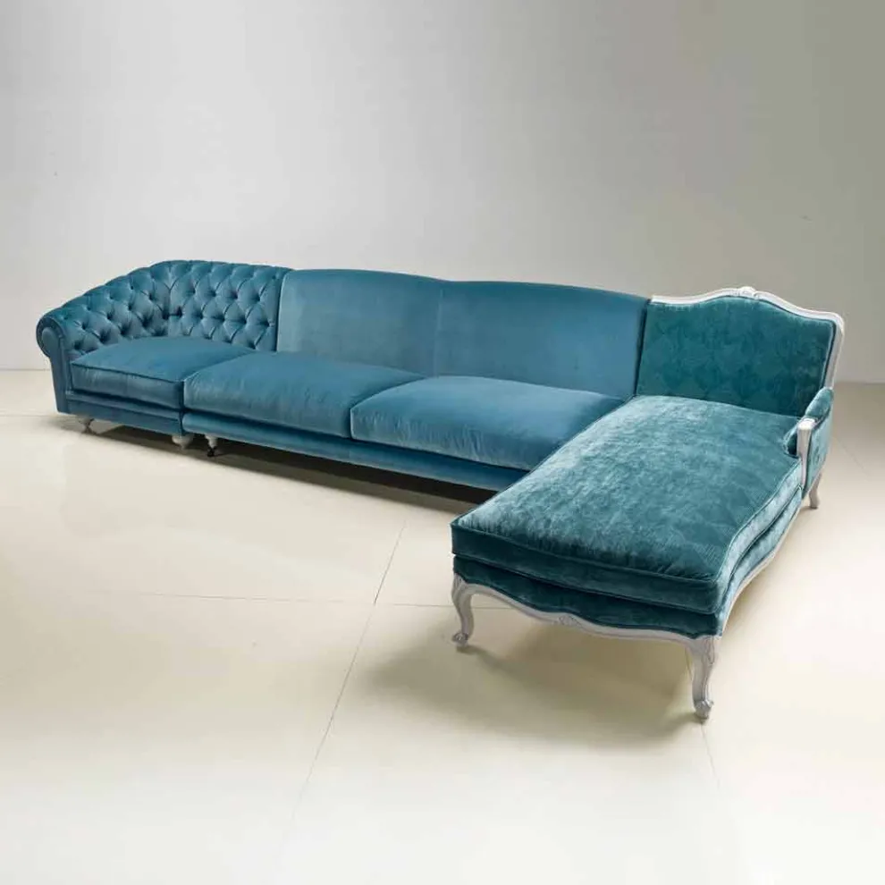 Ecksofa, klassisches luxury Design, made in Italy, Narciso